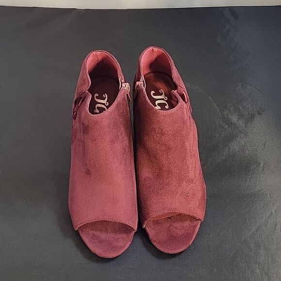 JOURNEE COLLECTION CUT-OUT OPEN TOE WOMEN'S WEDGE HEELS SHOES - Picture 3 of 16